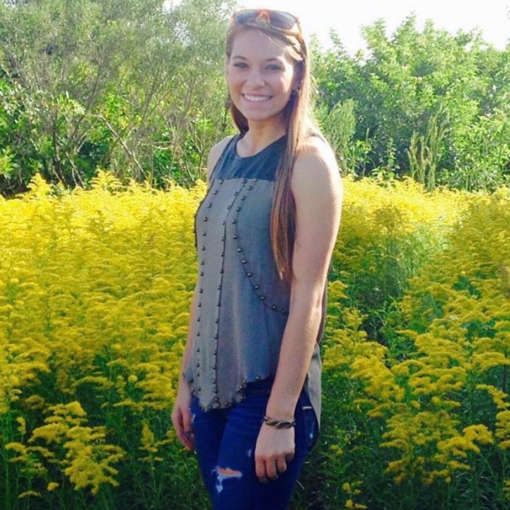 Brand New Olive Studded Tank w Open Back